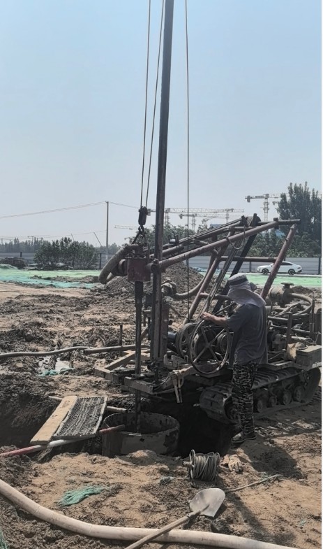 郑州荥阳工地打井